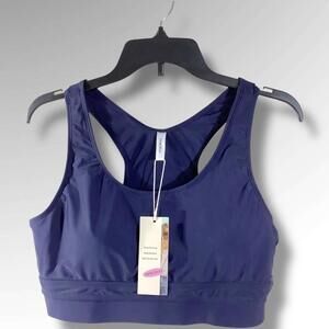 NWT Dokotoo Scoop Neck Racerback Cutout Back Sports or Swim Top, XL (16)